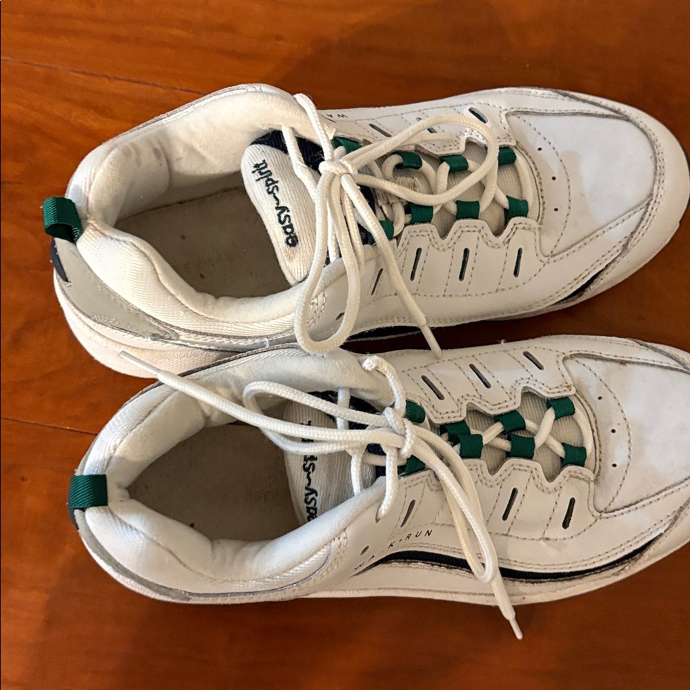 Easy Spirit Walk Run White Leather Walking Sneakers Size 9 M - Picture 5 of 7